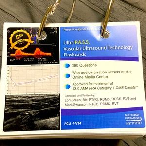 Flashcards - Vascular Sonography registry prep